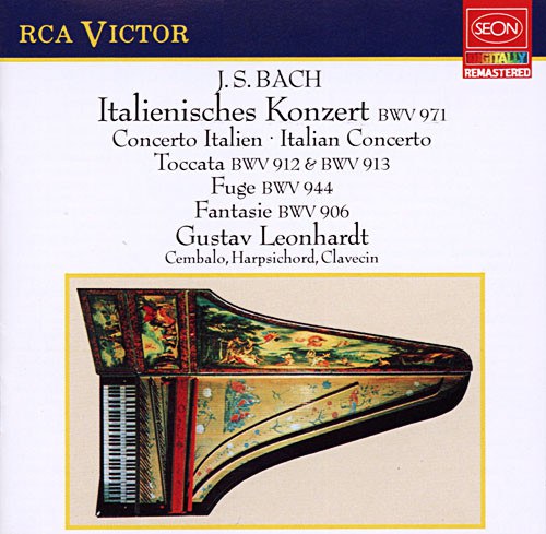 Gustav Leonhardt (J.S. Bach: Italian Concerto, Toccatas, Fugue - BWV 971, BWV 912 +913, BWV 944)