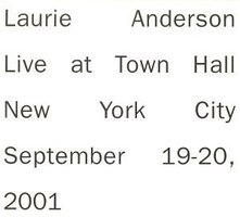 Live at Town Hall: New York City 19-20 September 2001