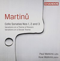 Martinu: Cello Sonatas 1 2 & 3