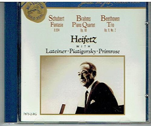 Brahms Piano Quartet Op 60 / Schubert: Fantasie D.934 / Beethoven: String Trio Op 9 No 2