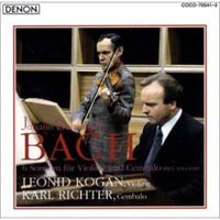 Bach: Sonaten fur Violine und Cembalo BWV 1014-1019