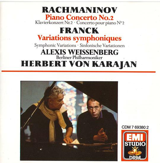 Rachmaninov - Piano Concerto No. 2 / Franck - Symphonic Variations, Weissenberg / Karajan