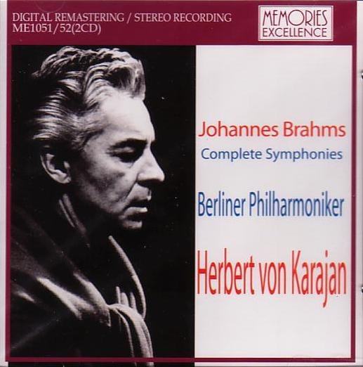 Brahms: Complete Symphonies / Karajan (1983)