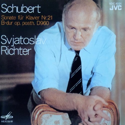 SVIATOSLAV RICHTER: SCHUBERT PIANO SONATA NO. 21 (RECORED AUG-NOV, SALZBURG 1972)- JVC