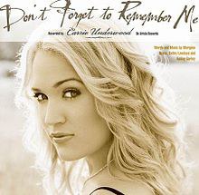 Don't Forget to Remember Me