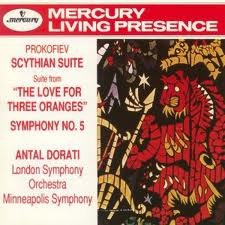 PROKOFIEV:SCYTHIAN SUITE suite from "THE LOVE FOR THREE ORANGES", SYMPHONY NO.5