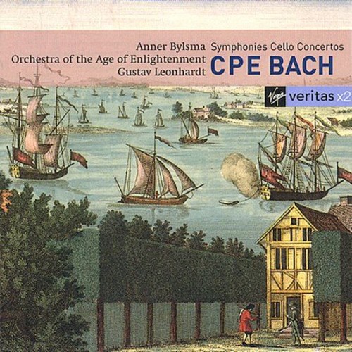 CPE Bach: Symphonies; Cello Concertos /Bylsma · OAE · Leonhardt