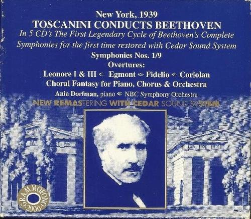 Beethoven: Symphonies 1-9 / Overtures / Choral Fantasy / Toscanini New York, 1939