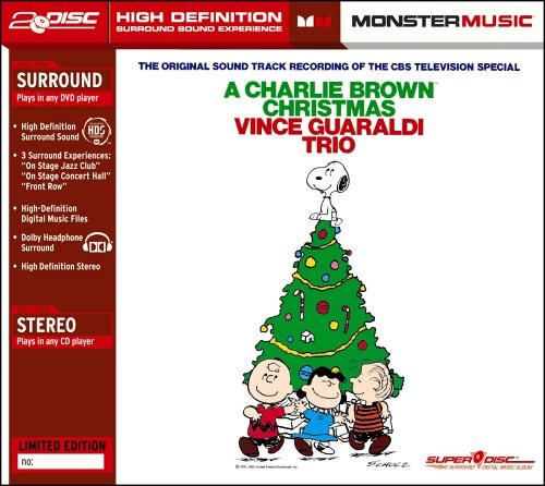 Vince Guaraldi, A Charlie Brown Christmas (Monster Music High Definition Surround Sound CD SUPERDISC)