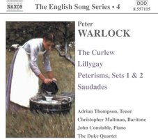Warlock: The English Song Series Vol. 4 - The Curlew; Lillygay: Peterisms, Sets 1 & 2; Saudades