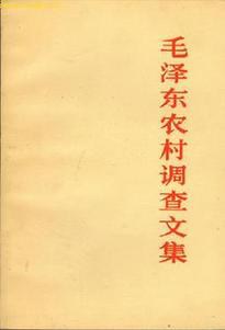 毛泽东农村调查文集