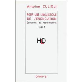 Pour une linguistique de l'énonciation