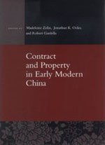 Contract and Property in Early Modern China