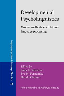 Developmental Psycholinguistics
