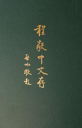 程毅中文存