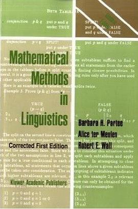 Mathematical Methods in Linguistics