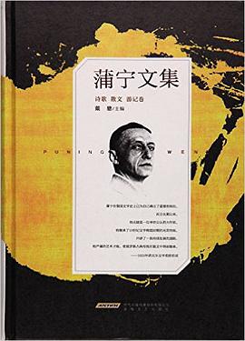 蒲宁文集·诗歌 散文 游记卷