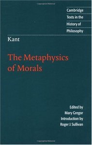 The Metaphysics of Morals (劍橋大學出版社 1996)