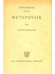 einführung in die metaphysik