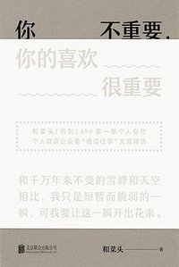 你不重要，你的喜欢很重要 (低音·北京联合出版公司 2018)