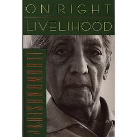 On Right Livelihood