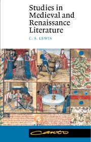 Studies in Medieval and Renaissance Literature