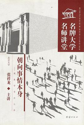 朝向事情本身