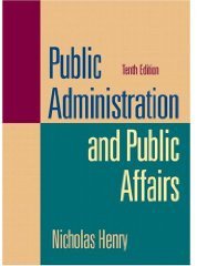 Public Administration And Public Affairs (Prentice Hall)