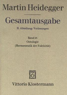 Ontologie: Hermeneutik der Faktizität.