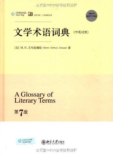文学术语词典(中英对照)