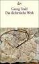 Georg Trakl: Das dichterische Werk (dtv(Deutscher Taschenbuch Verlag) 1998)