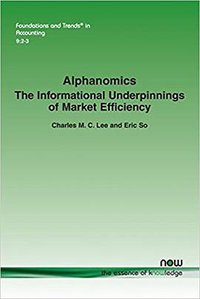 Alphanomics (Now Publishers Inc 2015)