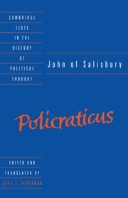 John of Salisbury (劍橋大學出版社 1991)
