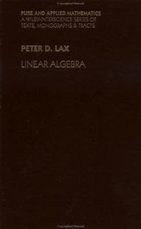 Linear Algebra (Wiley-Blackwell 1997)