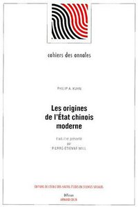 Les origines de l'Etat chinois moderne (Armand Colin 1999)