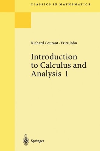 Introduction to Calculus and Analysis, Vol. 1