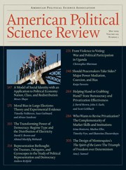 American Political Science Review