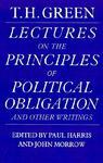 Lectures On the Principles of Political Obligation