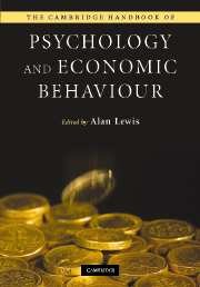The Cambridge Handbook of Psychology and Economic Behaviour