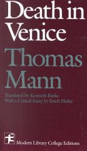 Death in Venice (Modern Library/McGraw-Hill 1970)