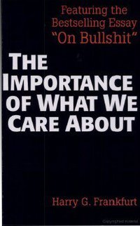 The Importance of What We Care About (劍橋大學出版社 1988)