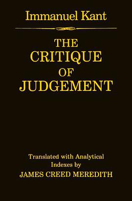 The Critique of Judgement