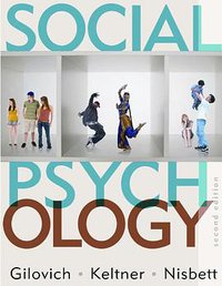 Social Psychology (W. W. Norton & Company 2010)