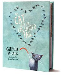 the cat with the coloured tail
