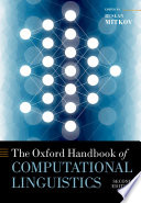 The Oxford Handbook of Computational Linguistics