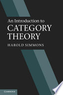 An Introduction to Category Theory