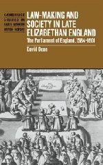 Law-Making and Society in Late Elizabethan England