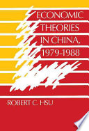 Economic Theories in China, 1979-1988