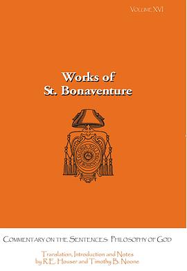 Commentary on the Sentences: Philosophy of God