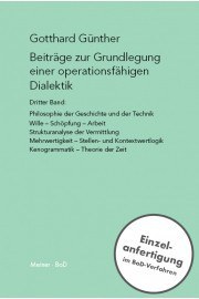 Beiträge 2 zur Grundlegung einer operationsfähigen Dialektik